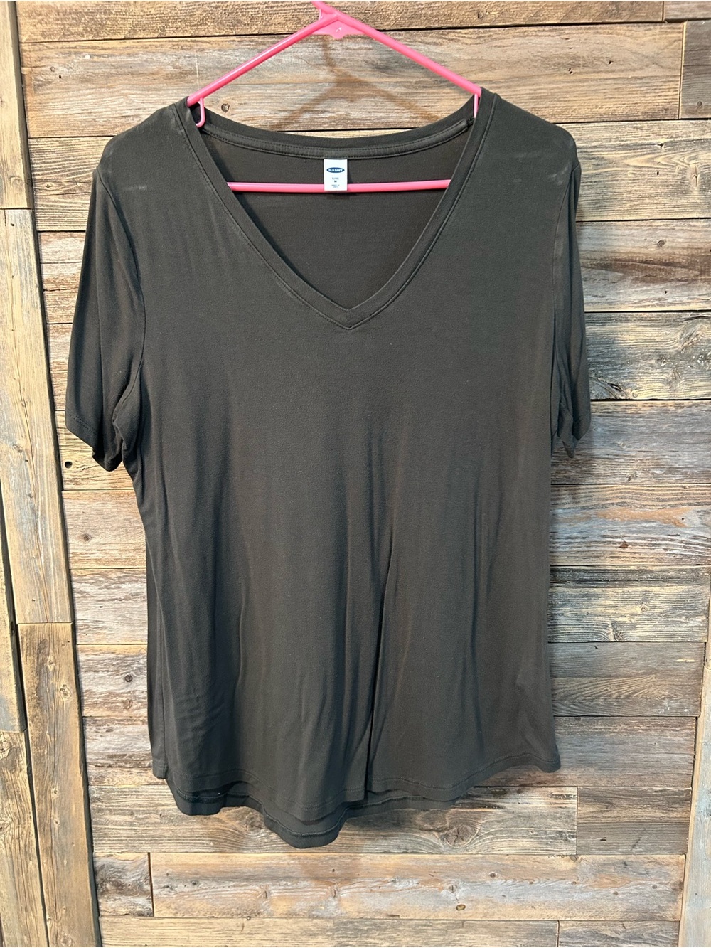 Old Navy Women’s Green V-Neck Short Sleeve Top* - size M
